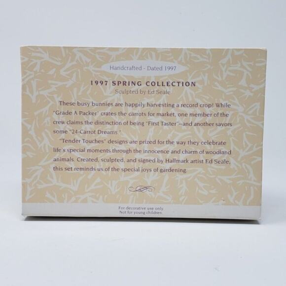 1997 Hallmark Bumper Crop Springtime Holiday Eastern Handcrafted Ornament - Picture 2 of 6